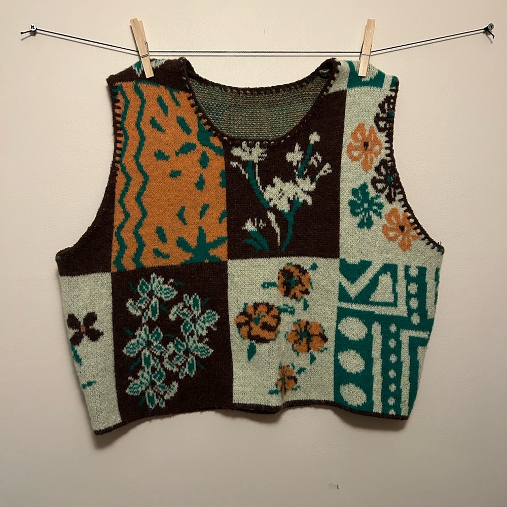 multicolor vest